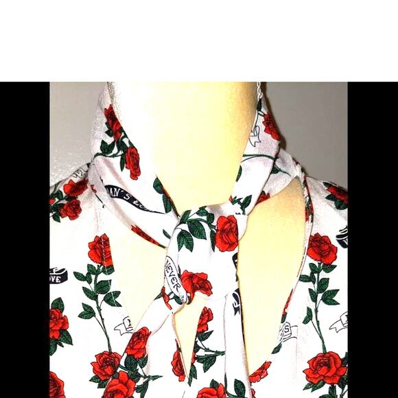 TR Sandro Paris Bessie Rose silk blouse - EUC - Picture 14 of 16